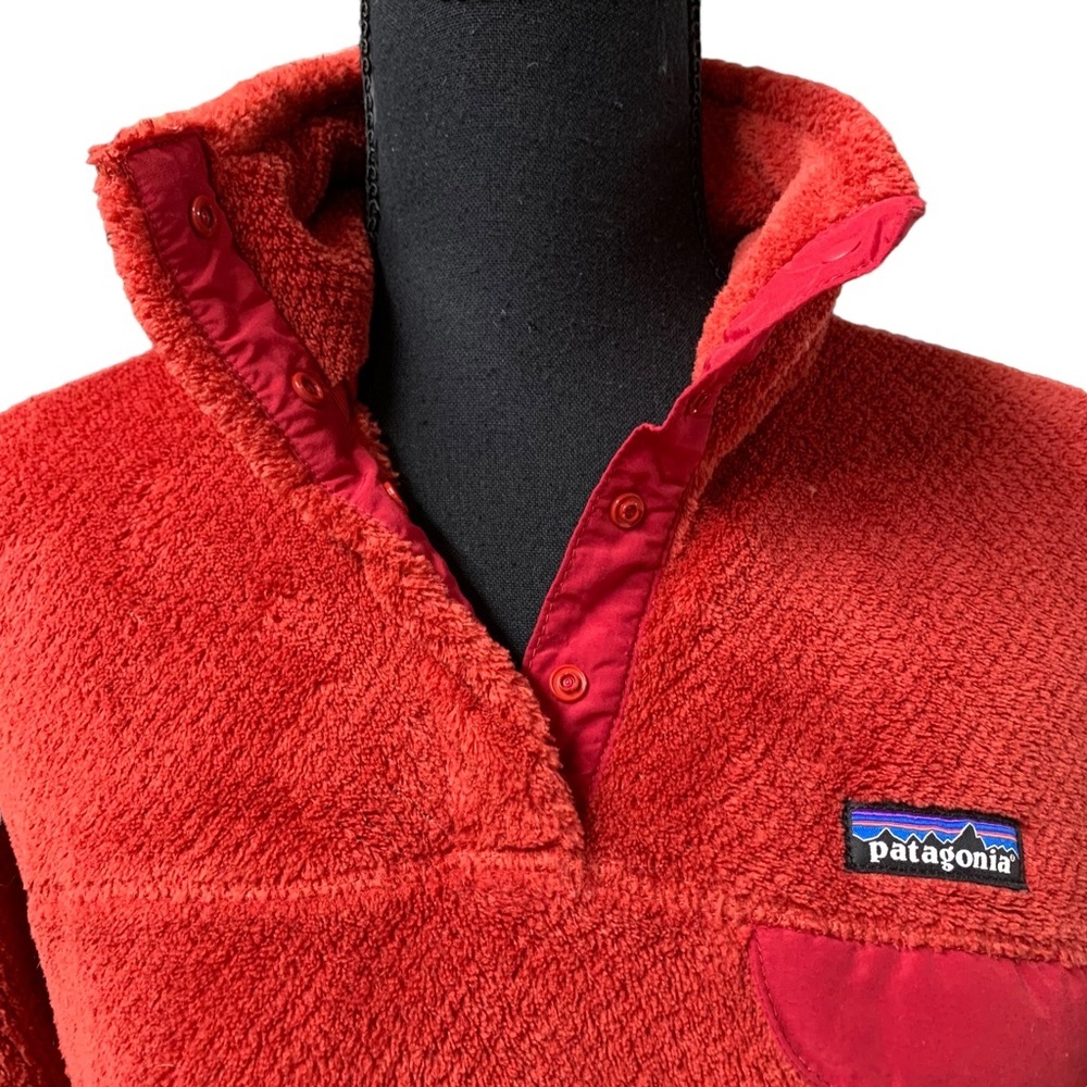 Patagonia Red Fleece Jacket - Picture 2 of 9